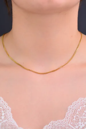 Cebeci 14 Ayar Zincir Altın Kolye