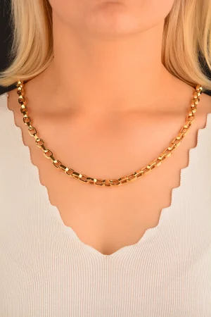 Cebeci 14 Ayar Zincir Altın Kolye