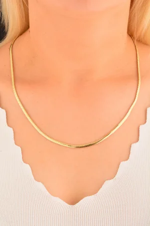 Cebeci 14 Ayar Altın Balıksırtı Kolye