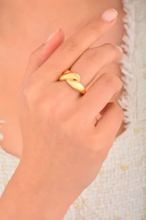 Cebeci 22 Ayar Modern Altın Yüzük