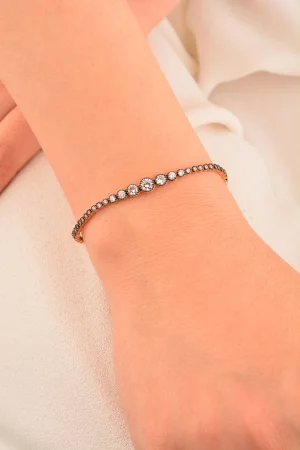 Cebeci 14 Ayar Su Yolu Rose Altın Bileklik