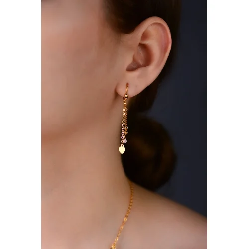 22 Ayar Altın Küpe