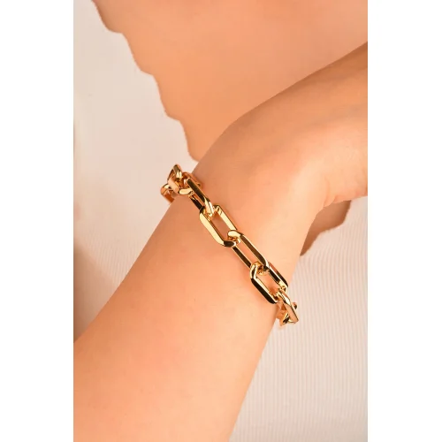 Cebeci 14 Ayar Altın Bileklik