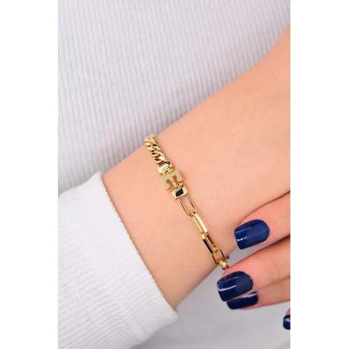 Cebeci 14 Ayar Zincir Altın Bileklik