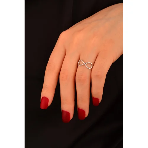 Beyaz Altın Sonsuzluk Yüzük