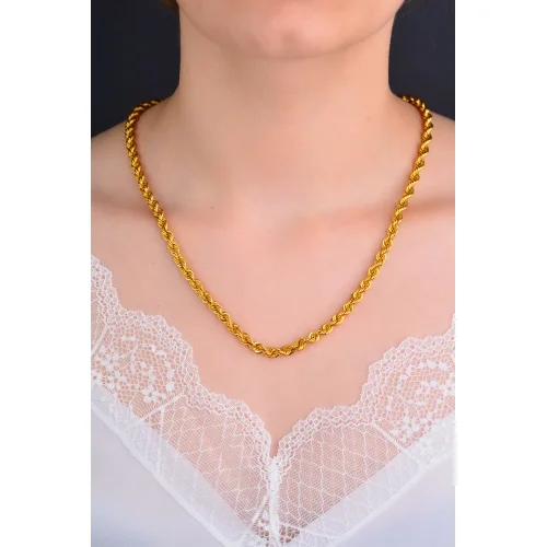 Burgu Zincir Altın Kolye