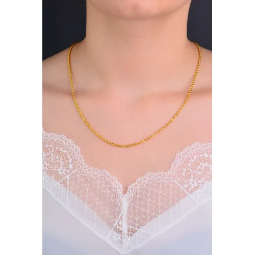 Burgu Zincir Altın Kolye