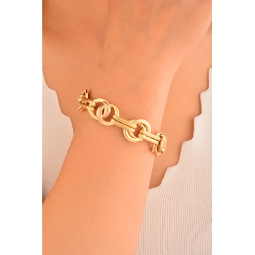 Cebeci 14 Ayar Altın Bileklik