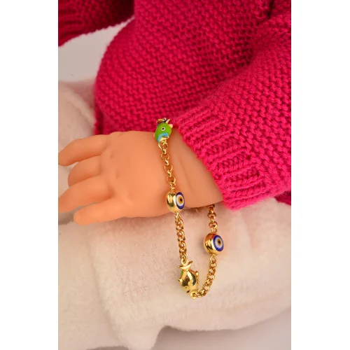 Cebeci 14 Ayar Çocuk Balık Altın Bileklik