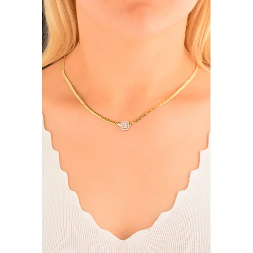 Cebeci 14 Ayar Baget Altın Gerdanlık