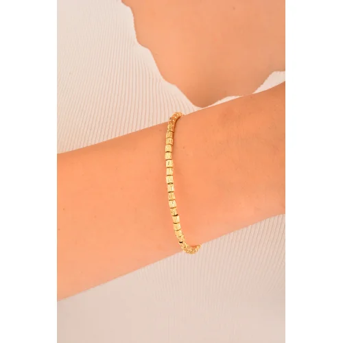 Cebeci 14 Ayar Altın Bileklik