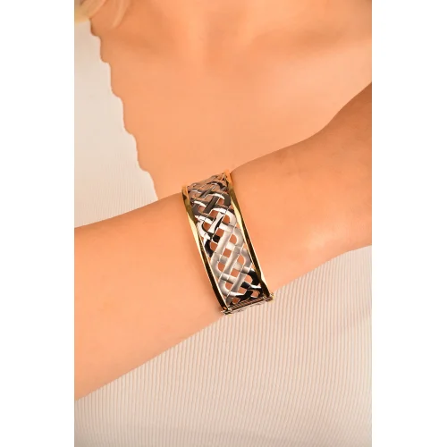 Cebeci 14 Ayar Kelepçe Altın Bilezik