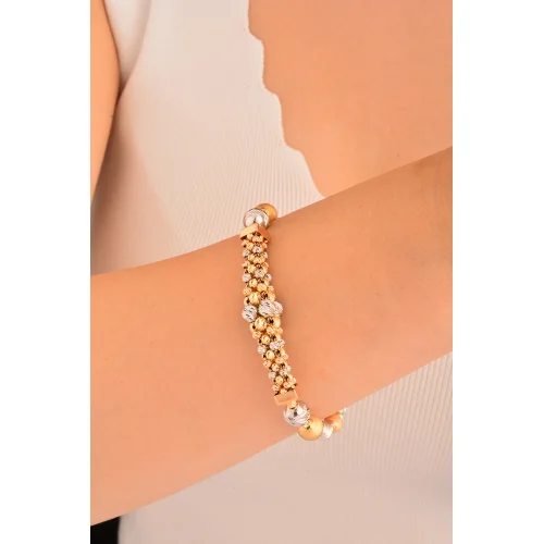 Cebeci 14 Ayar Dorikalı Altın Bileklik