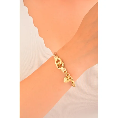 Cebeci 14 Ayar Kalpli Altın Bileklik