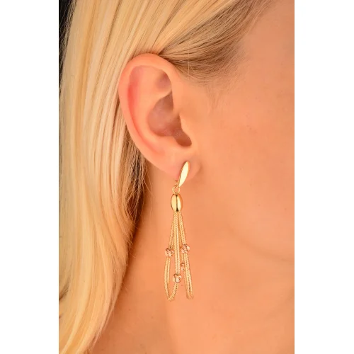 Cebeci 14 Ayar İtalyan Altın Küpe