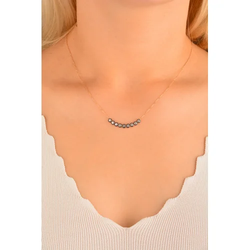 Cebeci 14 Ayar Rose  Altın Kolye