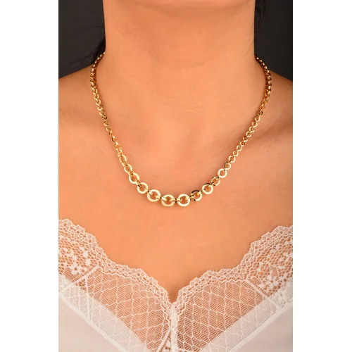 Cebeci 14 Ayar Zincir Altın Kolye