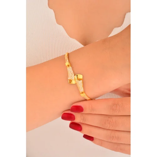 Cebeci 22 Ayar Taşlı Altın Bileklik