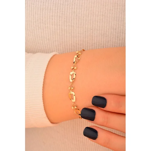 Cebeci 14 Ayar Dorikalı Altın Bileklik