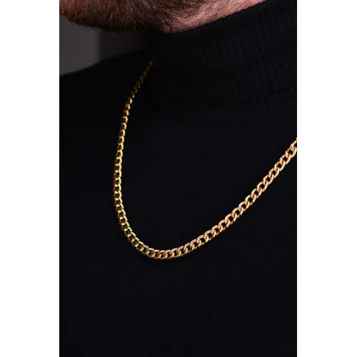 Cebeci 14 Ayar Erkek Zincir Altın Kolye