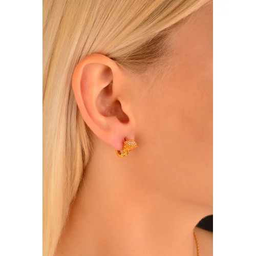 Cebeci 22 Ayar Altın Eyfel Küpe