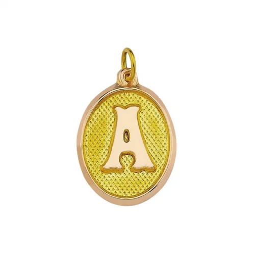 Harf Altın Kolye Ucu