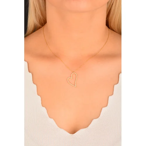 Cebeci 14 Ayar Kalpli Altın Kolye