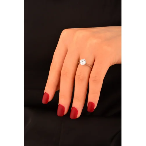 Tek Taş Altın Yüzük