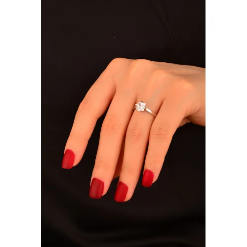 Tek Taş Altın Yüzük