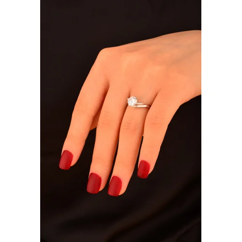 Tek Taş Altın Yüzük