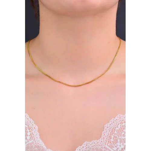 Cebeci 14 Ayar Zincir Altın Kolye