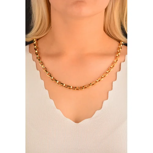 Cebeci 14 Ayar Zincir Altın Kolye