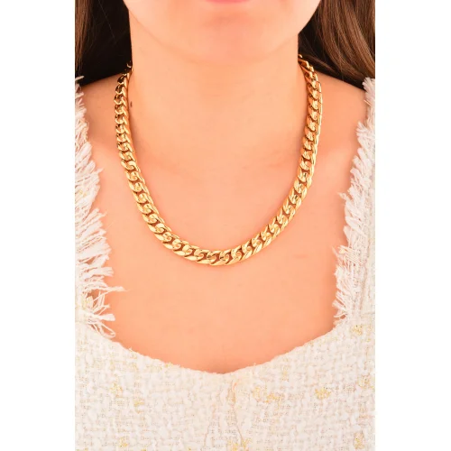 Cebeci 14 Ayar Zincir Model Altın Kolye