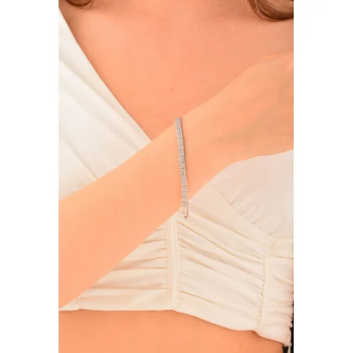 Cebeci 14 Ayar Üçsıralı Suyolu Altın Bileklik