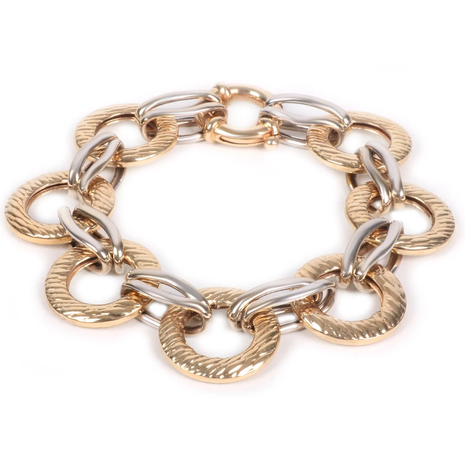 Cebeci 14 Ayar Renkli Altın Bileklik