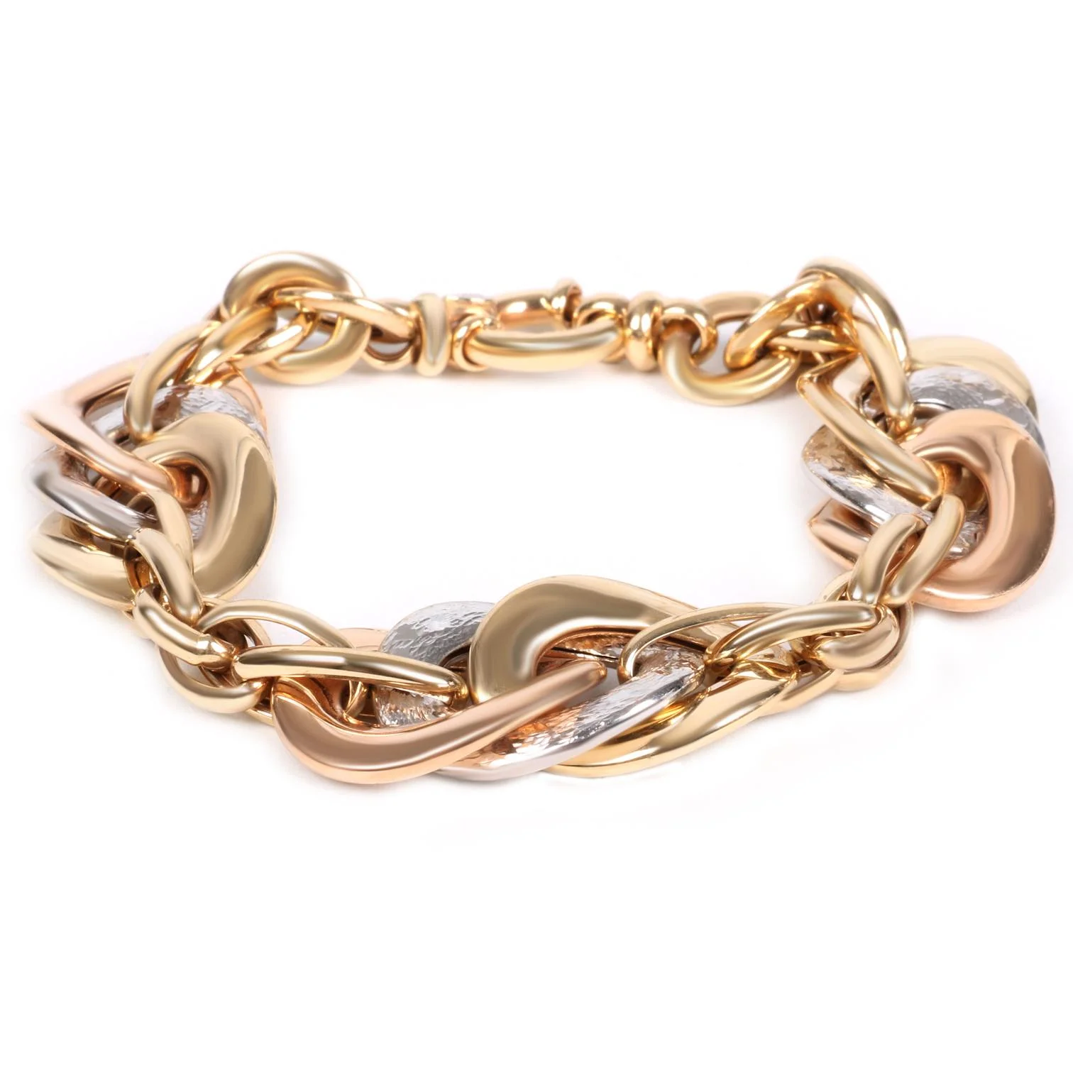 Cebeci 14 Ayar Renkli Altın Bileklik