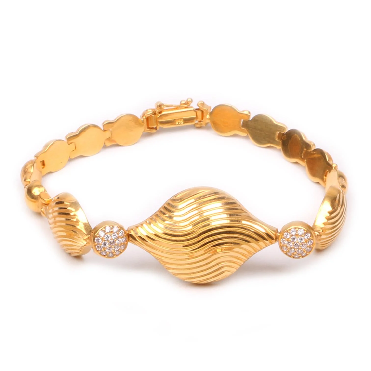 Cebeci 22 Ayar Deniz Kabuğu Altın Bileklik