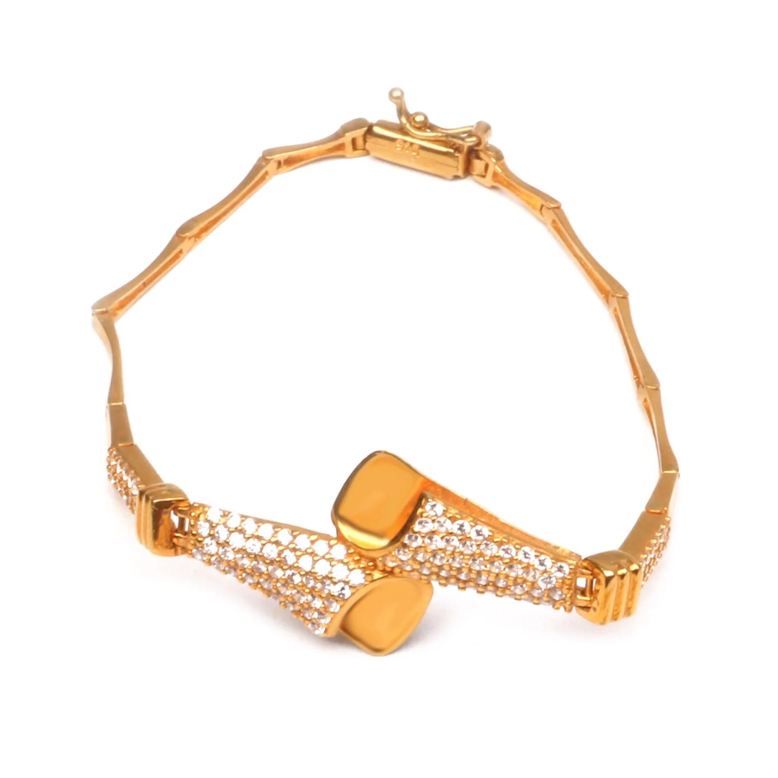 Cebeci 22 Ayar Taşlı Altın Bileklik