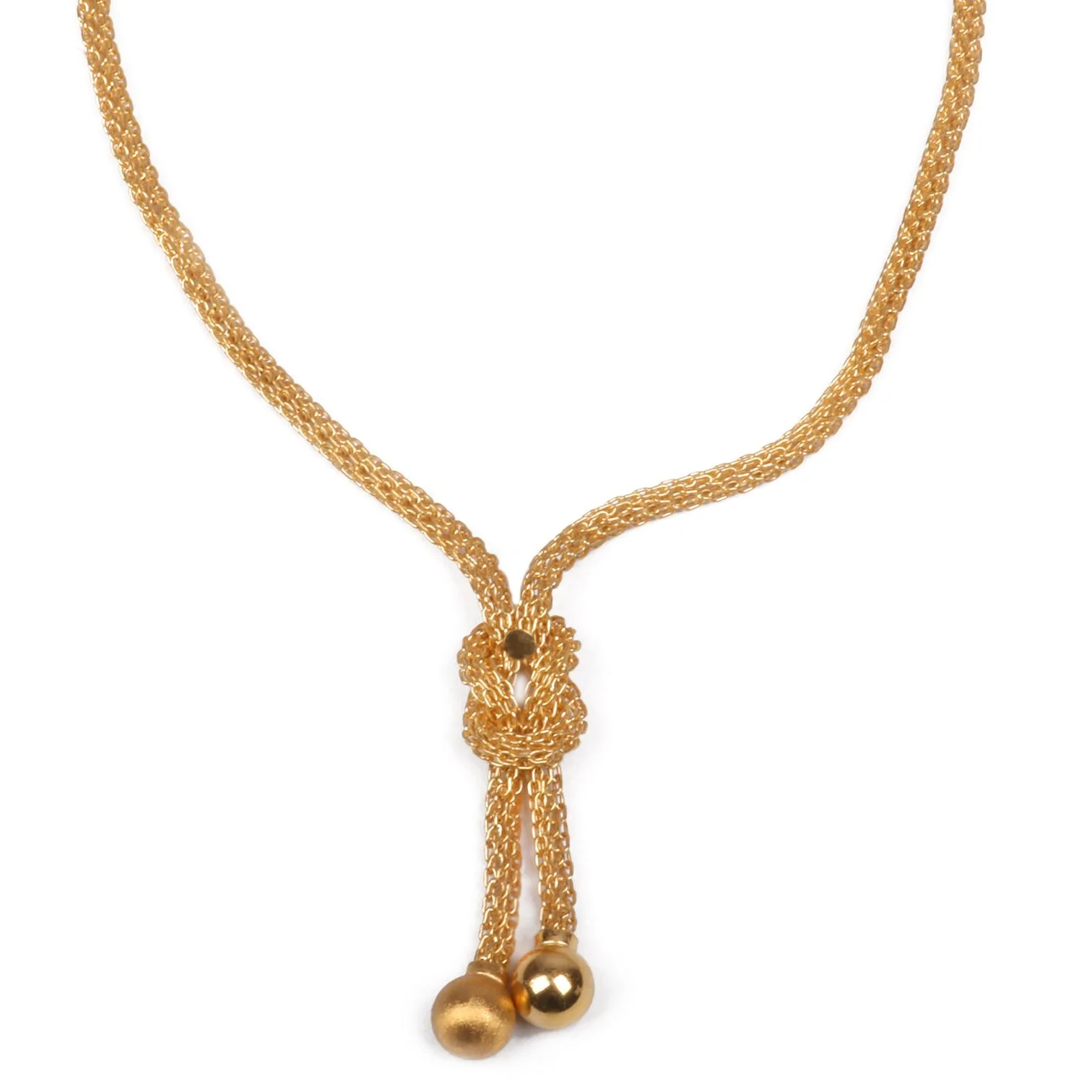 Cebeci 22 Ayar Top Sarkıntılı Düğüm Altın Kolye