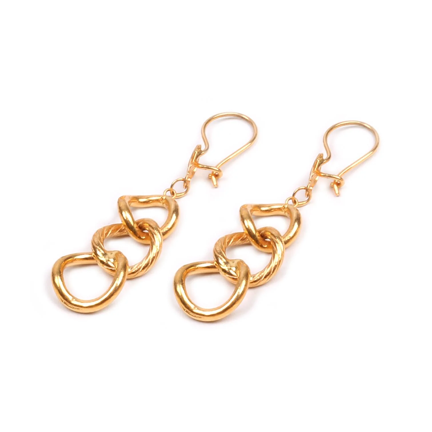 Cebeci 22 Ayar Uzay Yolu Altın Küpe