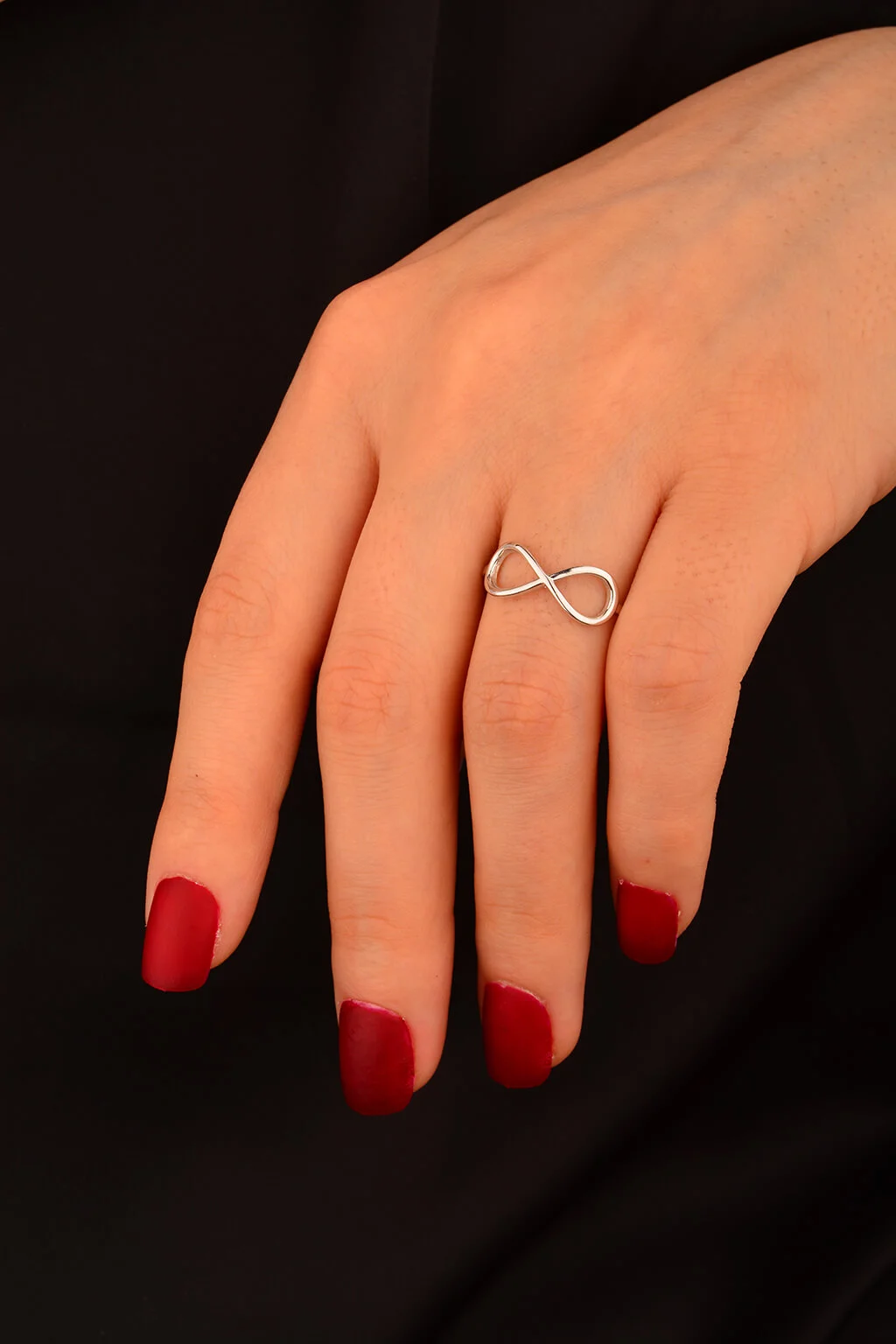 Beyaz Altın Sonsuzluk Yüzük