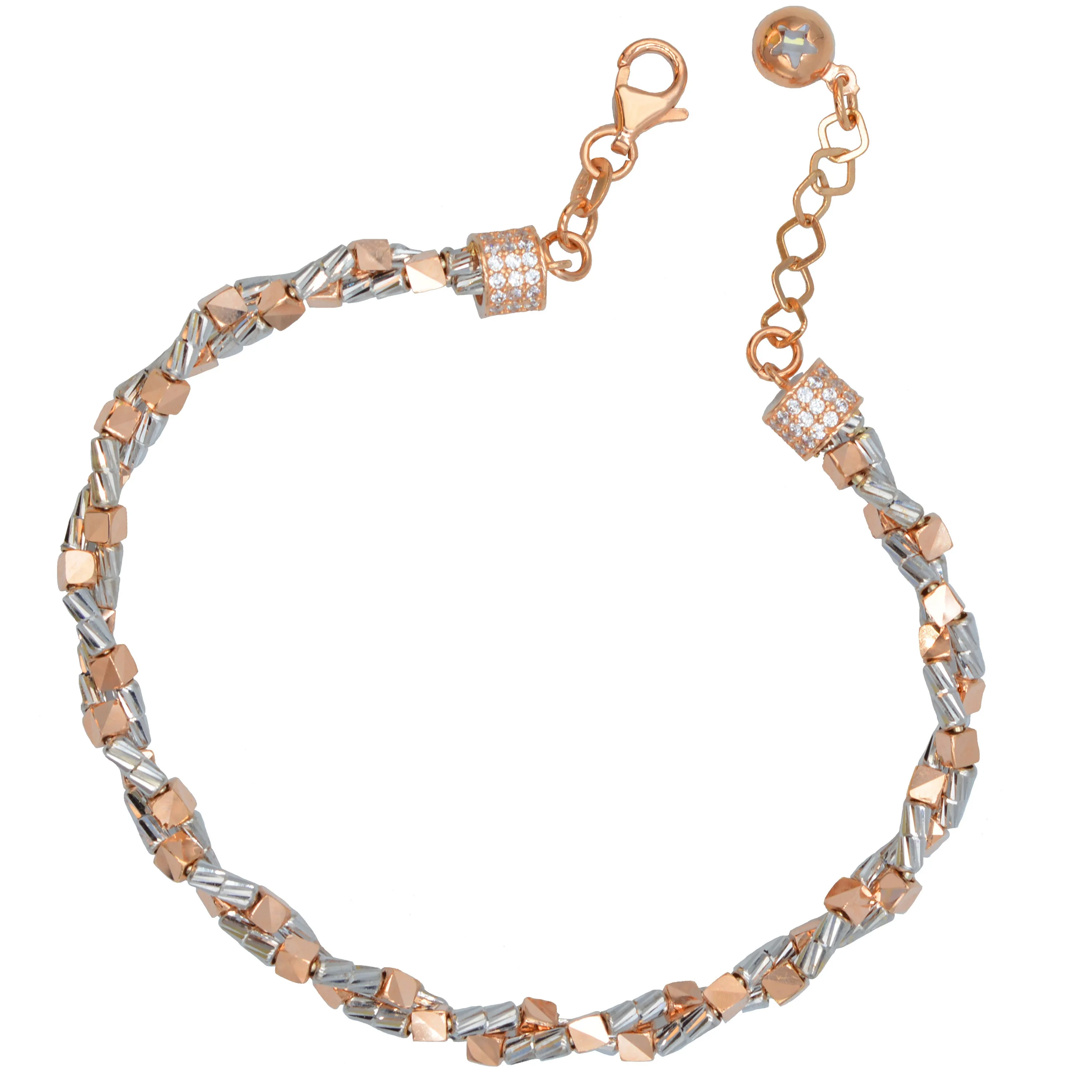 Cebeci 14 Ayar Renkli Altın Bileklik