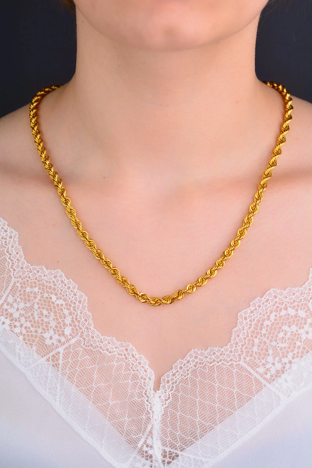 Burgu Zincir Altın Kolye