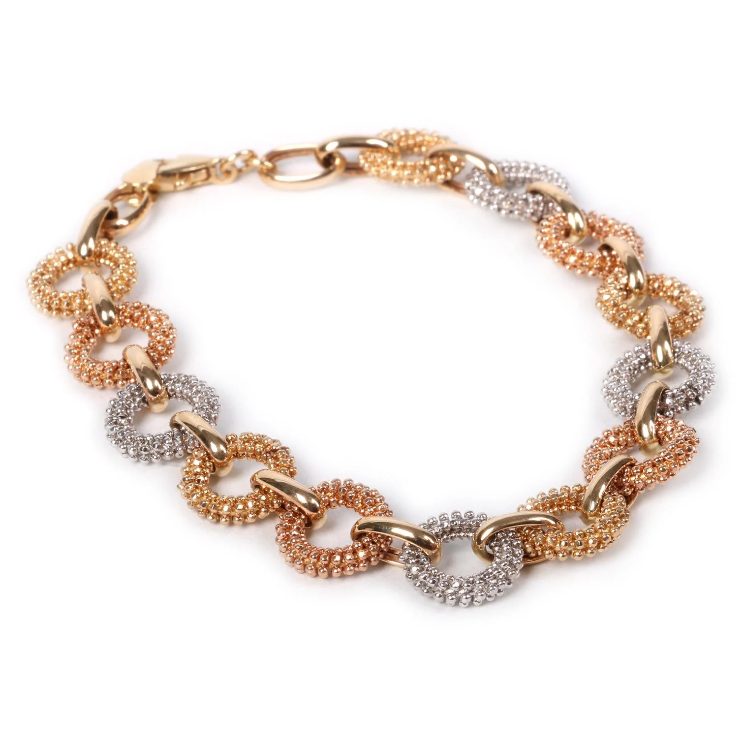 Cebeci 14 Ayar Halkalı Altın Bileklik