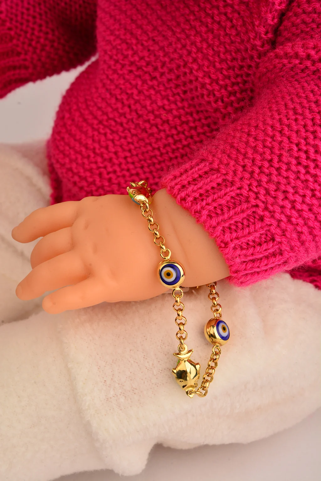 Cebeci 14 Ayar Çocuk Balık Altın Bileklik