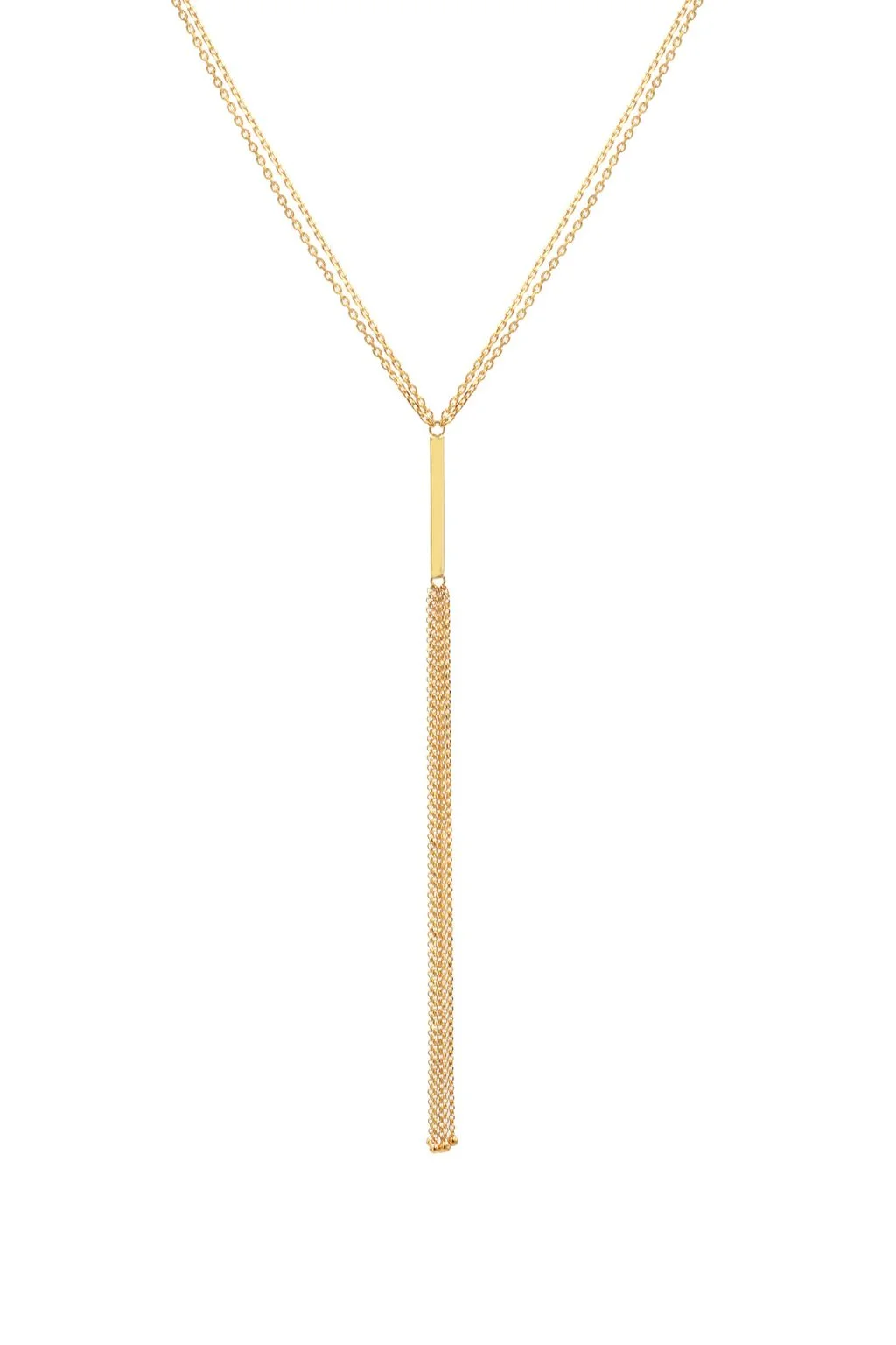 Cebeci 14 Ayar Çift Zincir Altın Kolye