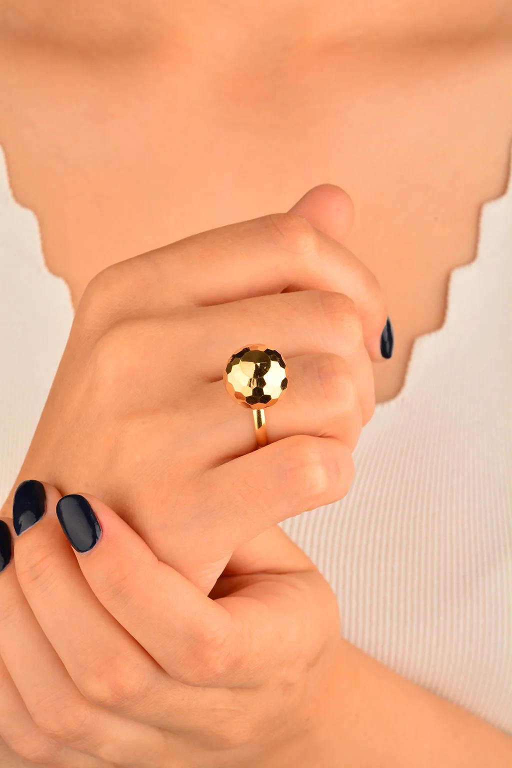 Cebeci 14 Ayar Toplu Altın Yüzük