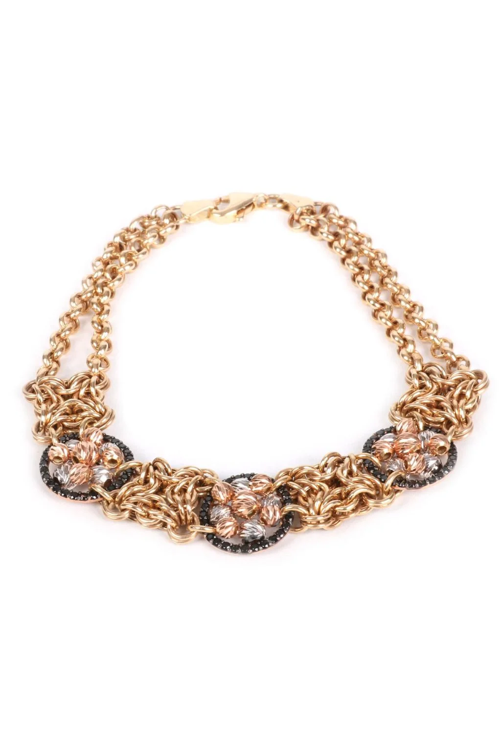 Cebeci 14 Ayar Dorika Zincir Altın Bileklik