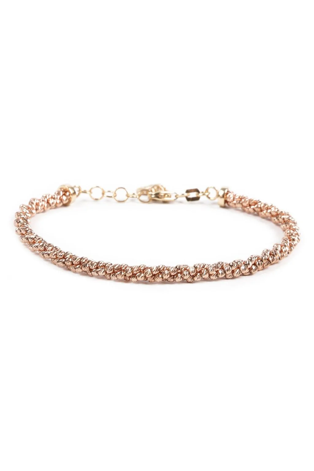 Cebeci 14 Ayar Dorikalı Rose Altın Bileklik