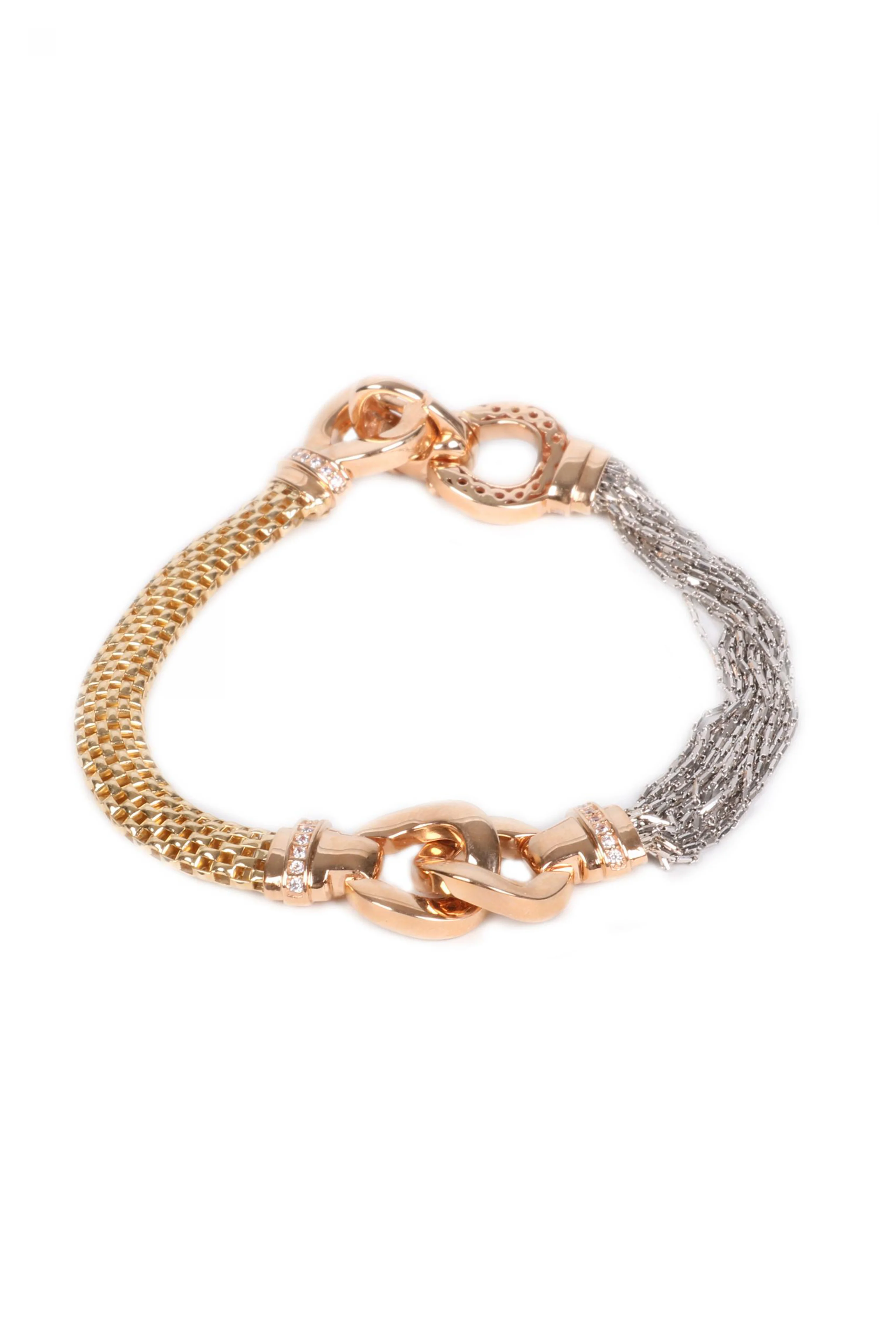 Cebeci 14 Ayar Renkli Altın Bileklik